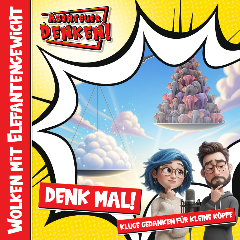 Denk Mal-Wolken mit Elefantengewicht (Cover)