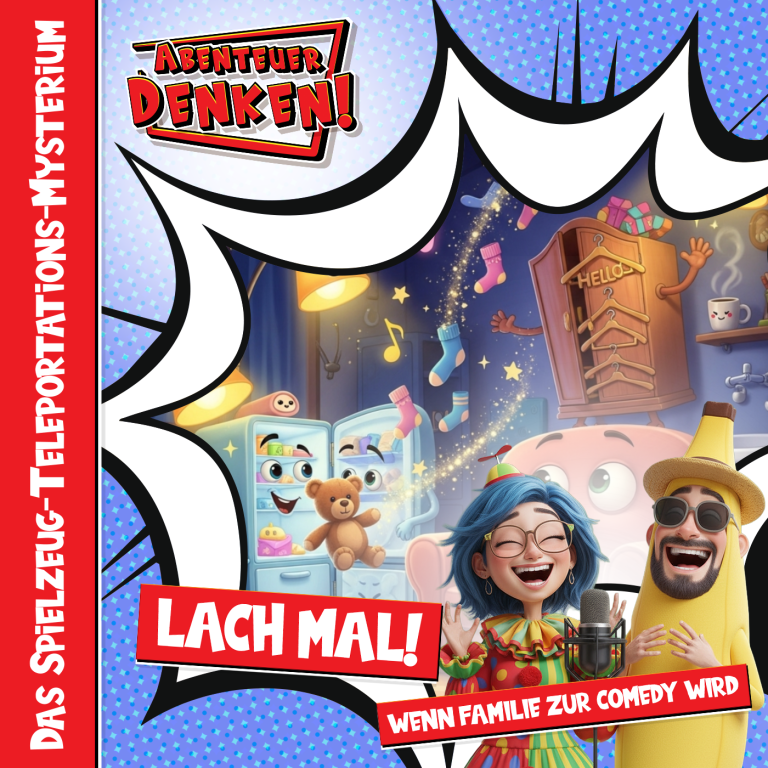 Lach Mal-Das Spielzeug-Teleportations-Mysterium (Cover)